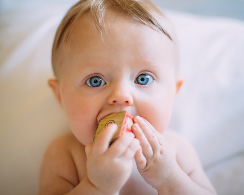 Toddler playing